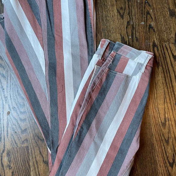 Vintage Striped bell bottom Women's Jeans - Picture 4 of 4